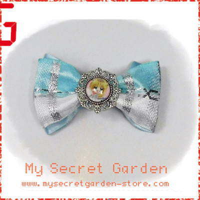 Mermaid Melody Pichi Pichi Pitch ぴちぴちピッチ ( Lucia Nanami ) Anime Cabochon Hair Bows Hair Clip 